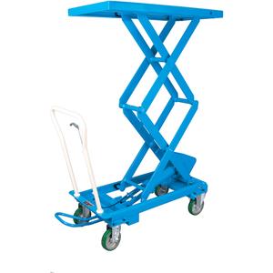 Scissor Lift Tables - 20-1/2" L x 39-3/4" W, 660 lbs., 62.1", 17", Steel, 40"