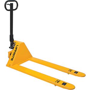 Low Profile Hydraulic Pallet Trucks - 42", 27", 5000 lbs., Steel, 6-1/2", 6.75", 2", 1 3/4"