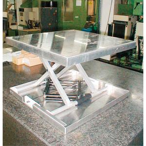 Lift-Tool™ Table Top Scissor Lift - 23" L x 22" W, 300 lbs., 17.75", 3.5", Aluminum, 0"