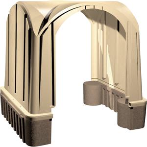 Outdoor Poly Shelters - 7', 6', 7', 2, Beige