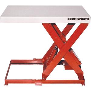 Scissor Lift Table - 36" L x 20" W, 550 lbs., 31.5", 5.5", Steel