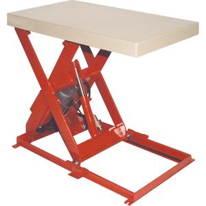 Scissor Lift Table - 36" L x 20" W, 1100 lbs., 31.5", 5.5", Steel
