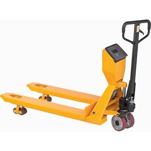 Digital Scale Pallet Truck - 47.5", 22", 5000 lbs., Steel, 7", 8", 2.9"
