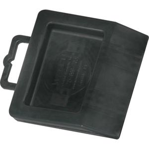 Pallet Jack Stops - Rubber, Black, 100 lbs.