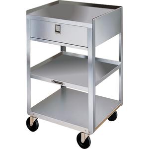 Stainless Steel Equipment Stands - 300 lbs., Stainless Steel, 16-3/4", 30-1/8", 18-3/4", 1, 3, 3.5, 1, 16 3/4 x 18 3/4 x 30 1/8