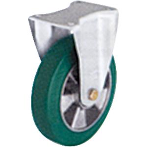 Softhane® Medium Duty Casters - 4" (101.6 mm), 550 lbs. (249.5 kg.), Polyurethane, Rigid, Steel, 1-9/16" (40 mm), 3-5/32" x 2-3/8" (80 mm x 60 mm), 11/32" (9 mm), 4" x 3-3/8" (102 mm x 86 mm)