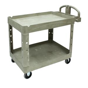 Heavy Duty Utility Cart - 4520-88 - 2, 500 lbs., Structural Foam, 25-1/4", 39", 44", Rubber, Knocked Down