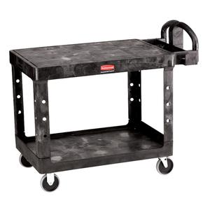 Flat Shelf Heavy Duty Utility Cart - 4525-00 - 2, 500 lbs., Structural Foam, 25-7/8", 33-3/10", 43-9/10", Rubber, Knocked Down