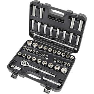 ISK-1249SM SAE/Metric Socket Set - 1/2", Hand/Standard, Deep, 49