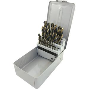 BG29 JET-KUT® Torque Drive® Drill Bit Set - 29, High Speed Steel, 135°, Black/Gold, 1/2", 1/16"