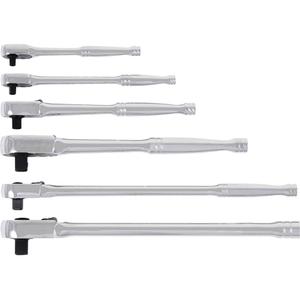 RHQ-12L Long Handle Oval Head Ratchet Wrench - 15", 1/2", Plain