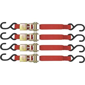 ITD-1154R Ratchet Tie Down Set - S-Hook, 1", 15', 1500 lbs. (680 kg)
