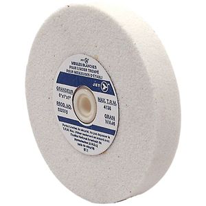 Bench Grinding Wheel - 010-LPOD624 - 6", 3/4", 1", WA60, 4138, Aluminum Oxide, Aluminum, Steel, Hardened Steel