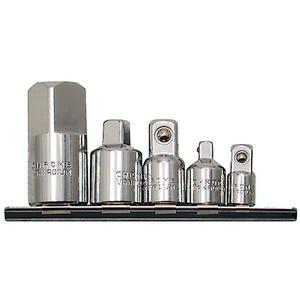 Adaptor Set - 1/4"/1/2"/3/8", Hand/Standard, Standard, 3/8"M x 1/4"F; 1/4"M x 3/8"F; 1/2"M x 3/8"F; 3/8"M x 1/2"F; 3/4"M x 1/2"F