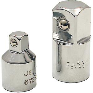 SA1410 Socket Adaptor - 1/4", 3/8", Ball, Hand/Standard, ANSI; CDA39-GP-12b; GGG-W-641E, Chrome, Chrome Vanadium