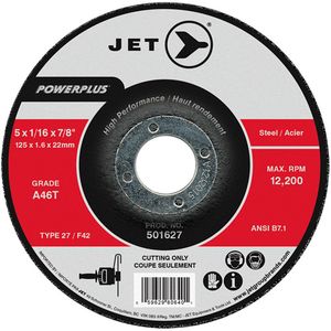 A46T PowerPlus Cut-Off Wheel - 5", 1/16", 7/8", 12200, 27