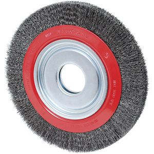 Crimped Wire Wheel - 010-LPOD989 - 10", 1-3/4", 0.014", Steel, 2", 3600 RPM, Medium