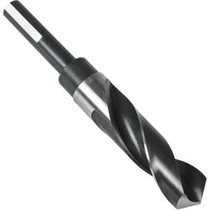 1/2" Reduced 3-Flat Shank Drill Bit - High Speed Steel, 3/4", 33/64", 35/64", 9/16", 19/32", 5/8", 11/16", 23/32", 47/64", 25/32", 55/64", 7/8", 59/64", 1-1/4", 1-5/32", 0.75", 6", 3", 118°, Steam Tempered
