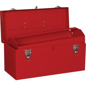 Heavy-Duty Tool Box - 8-1/2", 20", 9-1/2", Red, 1627 cubic in.