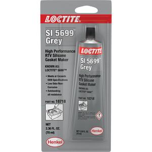 SI 5699 Gasket Sealant - 70 ml, Grey, Tube, 24 hr., 77 °F, 30 min., 1.45 g/l