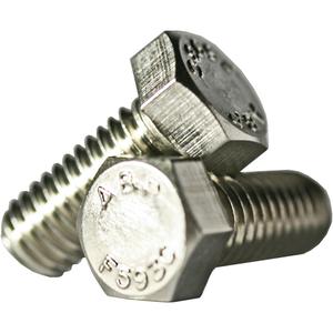 Hex Head Cap Screw - 18-8 Stainless Steel, 1/4", 3/4", Stainless Steel