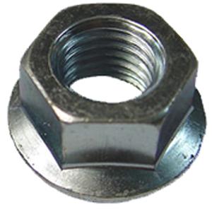 Flange Nut - Zinc Cr+3, 1/2", Coarse