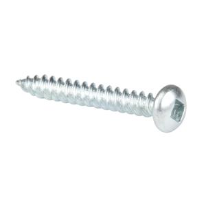 Tapping Screw Pan Head - No Grade, Tapping, #8, 1-1/4", Zinc Plated, 100