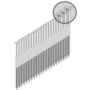 34° Strip Nails - Paper Collated - 2-3/8", 11/100", Ringed, Galvanized, 3000, Package