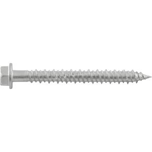 Aggre-Gator Concrete Screw - Coarse, 1/4", 1-1/4", Stainless Steel, 50