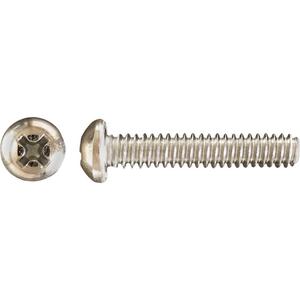 Pan Phillips HD Machine Screws - #10, 1", Zinc Plated, 100, Steel, 24, Pan, Phillips