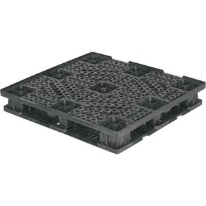 Double Deck Stackable Pallets - 30000 lbs., 4000 lbs., 4-Way, 48-7/10", 45.7", 7-1/2", Black