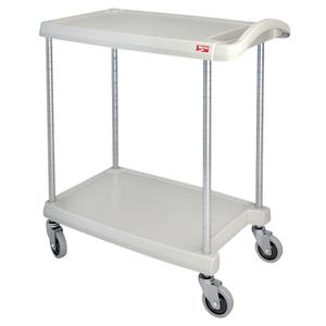 myCart™ Utility Cart - 2, 300 lbs., Plastic, 16", 35-1/2", 27", Rubber, Knocked Down