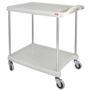myCart™ Utility Cart - 2, 300 lbs., Plastic, 20", 35-1/2", 30", Rubber, Knocked Down