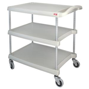 myCart™ Utility Cart - 3, 400 lbs., Plastic, 20", 35-1/2", 30", Rubber, Knocked Down