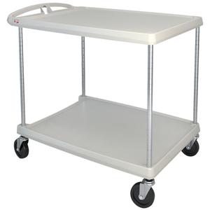 myCart™ Utility Cart - 2, 400 lbs., Plastic, 26", 36-7/8", 36", Rubber, Knocked Down