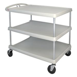 myCart™ Utility Cart - 3, 500 lbs., Plastic, 26", 36-7/8", 36", Rubber, Knocked Down