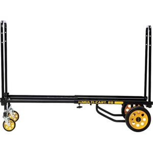 RockNRoller® Multi-Cart® 8-in-1 Equipment Transporter - All Terrain - Continuous, Steel, 13-1/2" W x 24" D, Flat-Free, 10" H x 3" W, 500 lbs., 500 lbs., 34"-52", 500 lbs.
