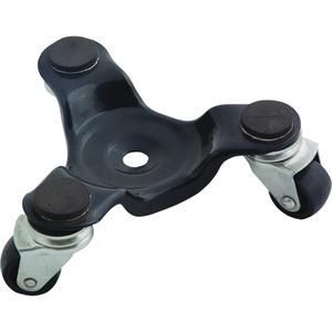 Leg Dolly - Steel, 200 lbs., 5.75" W x 6.75" L, 2.45", Polypropylene, 2.45"