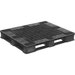 Stack'R LD Pallets - 30000 lbs., 4000 lbs., 4-Way, 48", 40", 5-9/10", Black, Plastic, 44.4 lbs.