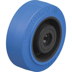 Elastic Solid Rubber Wheels - 3-3/20" (80 mm), 308 lbs. (140 kg.), Roller, 472/1000", 1-13/50" (32 mm), 0.472" (12 mm), Solid Rubber, 1.378" (35 mm), '-25°C to 80°C (-13°F to 176°F)