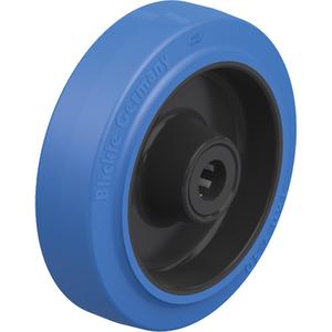 Elastic Solid Rubber Wheels - 6-29/100" (160 mm), 880 lbs. (400 kg.), Roller, 787/1000", 1.97" (50 mm), 0.787" (20 mm), Solid Rubber, 2.362" (60 mm), '-25°C to 80°C (-13°F to 176°F)