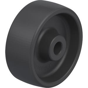 Heat-Resistant Nylon Wheels - 3-3/20" (80 mm), 396 lbs. (180 kg.), Plain, 472/1000", 1-13/50" (32 mm), Nylon, 0.472" (12 mm), 1.378" (35 mm), '-25°C to 250°C (-13°F to 482°F)