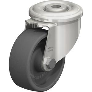 Heat-Resistant Thermoplastic Caster - 3-1/8" (79.375 mm), 330 lbs. (149.685 kg.), Heat-Resistant Thermoplastic, Swivel, Steel, 1-5/16" (33.34 mm), Bolt Hole Fitting, 1/2" (13 mm), 0", Dark Grey, 2-3/4" (70 mm)