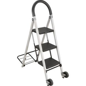 Step Stool Ladder - 3, 38-1/2", 20", 18", 132 lbs., 330 lbs., 14" x 32" x 47", 10"