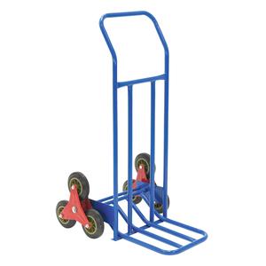 Stair Climbing Hand Truck - Continuous, Steel, Rubber, 300 lbs., 45-3/4", 24", 33", 14-1/2" W x 14" D