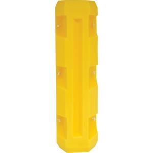 Slim Column Protector - 3" x 3", Square, 12", 12", 42", Yellow, Linear low density polyethylene (LLDPE)