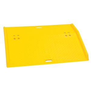Portable Poly Hand Truck Dock Plate - 750 lbs., 5", 48", 45", 36", 4"