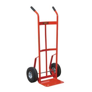 Industrial Duty Hand Truck - 126-P - Dual, Steel, 14" W x 8" D, Pneumatic, 10" H x 3-1/2" W, 700 lbs., 48", 22-1/2"