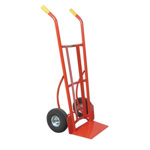 Heavy Duty Warehouse Hand Truck - TM-PB - Dual, Steel, 16-1/2" W x 10" D, Pneumatic, 10" H x 3-1/2" W, 700 lbs., 50-1/2", 21"