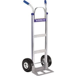 Cobra-Lite Hand Truck - 410-T14-P - Dual, Aluminum, 14" W x 7-1/2" D, Pneumatic, 10" H x 3-1/2" W, 600 lbs., 49", 18"